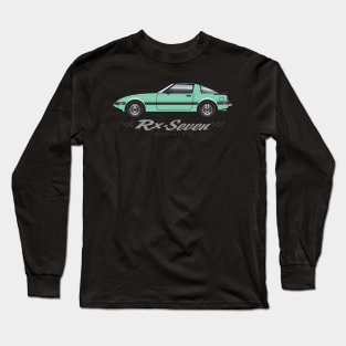 RX7 Green Long Sleeve T-Shirt